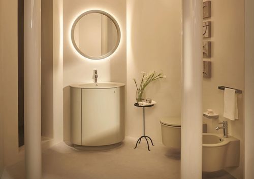 Mobile con lavabo per uso residenziale - ARES - Ceramica Cielo