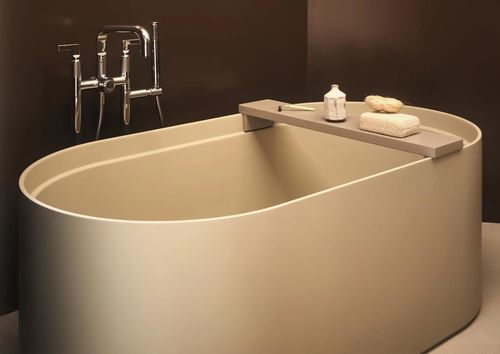 Vasca da bagno ovale - TEBAT - Ceramica Cielo - ad isola / per ambiente abitativo / ad uso professionale