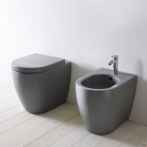 Bidet in ceramica - SMILE - CEMENTO - Ceramica Cielo