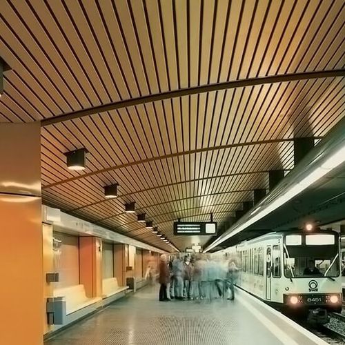 Soffitto in alluminio - Luxalon® 70U - Hunter Douglas Architectural - in acciaio / in pannelli / indoor