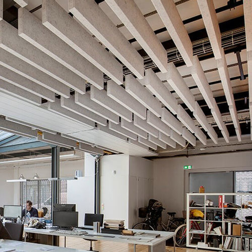 Baffle acustico in poliestere (PES) - HeartFelt® Baffles - Hunter Douglas Architectural - da soffitto / da parete / rettangolare