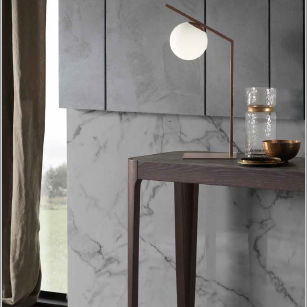 Lampada da tavolo - DODO T - Riflessi - in metallo verniciato / in vetro / contemporanea