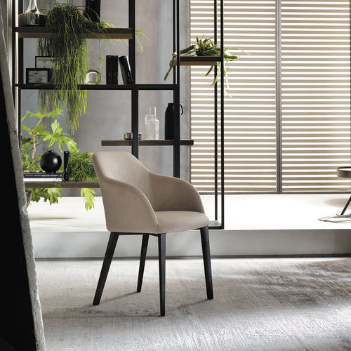 Sedia contemporanea - SOFIA - Riflessi - da interno / in tessuto / con supporto in legno