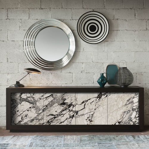 Credenza contemporanea - PICASSO ANTA CERAMICA - Riflessi - in abete / con ripiano / con cassetti
