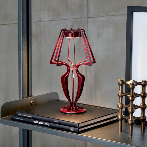 Lampada da comodino - ALLEGRA T SMALL  - Riflessi - in metallo verniciato / contemporanea / senza fili