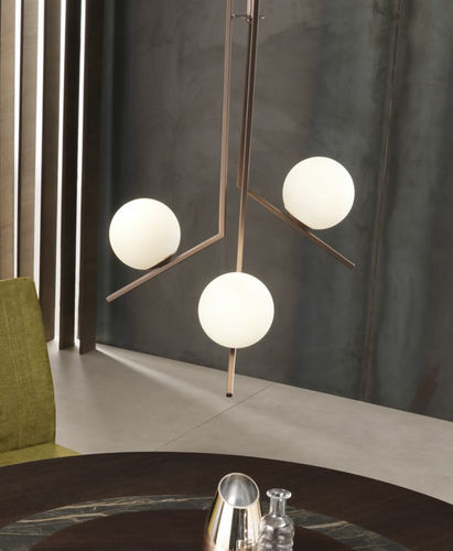 Lampada a sospensione - DODO S3 - Riflessi - in metallo verniciato / in vetro / contemporanea