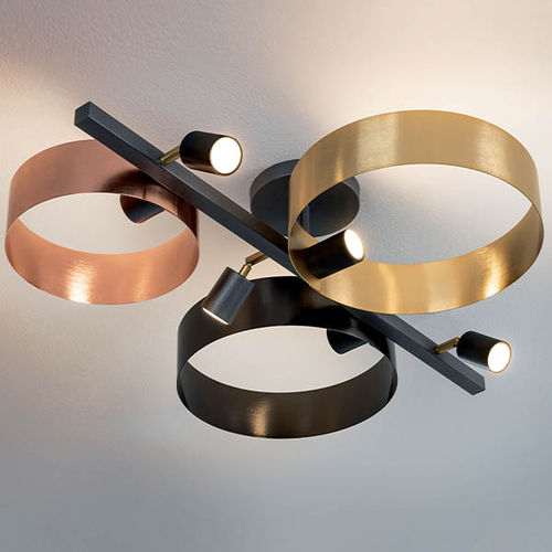 Plafoniera LED - LED LOOP P3 - Riflessi - contemporanea / ad anelli / in metallo verniciato
