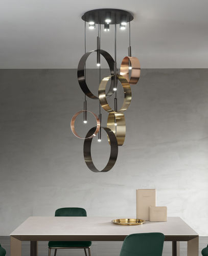 Lampada LED - LOOP S6 - Riflessi - a sospensione / in metallo verniciato / contemporanea