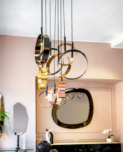 Lampada LED - LOOP S9 - Riflessi - a sospensione / in metallo verniciato / contemporanea