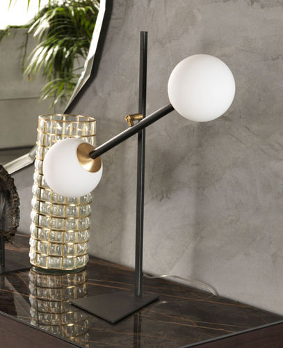 Lampada da tavolo - MERIDIAN T  - Riflessi - in metallo verniciato / in vetro / contemporanea