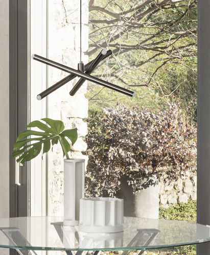 Lampada a sospensione - SHANGAI S6  - Riflessi - in metallo verniciato / contemporanea / con cavo