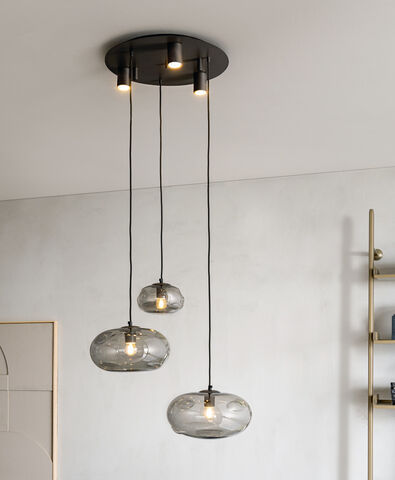 Lampada a sospensione - NUBOLA S3  - Riflessi - in metallo / in vetro / contemporanea