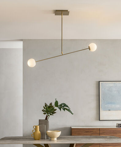 Lampada a sospensione - MERIDIAN S2 - Riflessi - in metallo verniciato / contemporanea / con cavo