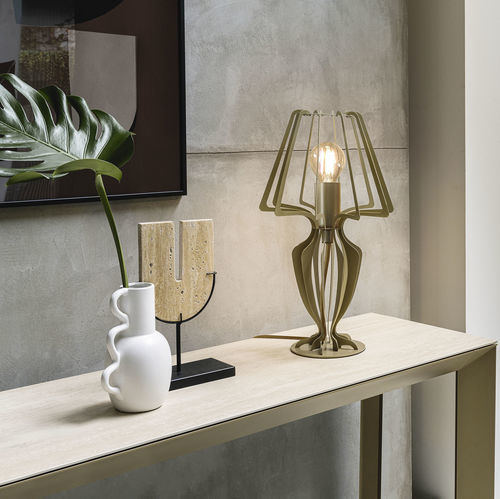 Lampada da tavolo - ALLEGRA T BIG  - Riflessi - in metallo / contemporanea / ricaricabile