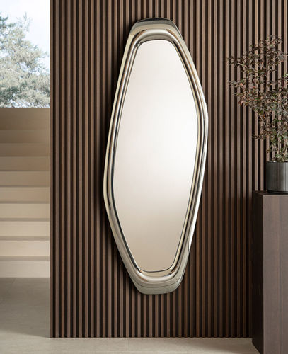 Specchio a muro - SOUL  - Riflessi - contemporaneo / argentato / aspetto bronzo