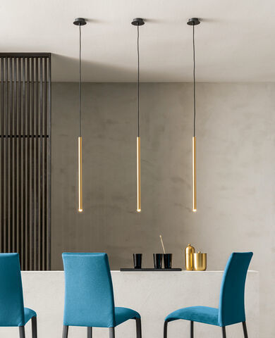Lampada a sospensione - STILO SS - Riflessi - in metallo verniciato / contemporanea / con cavo