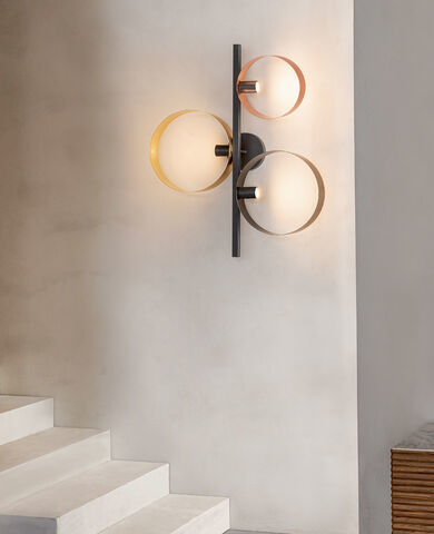 Plafoniera LED - LED LOOP P3 - Riflessi - contemporanea / ad anelli / in metallo verniciato