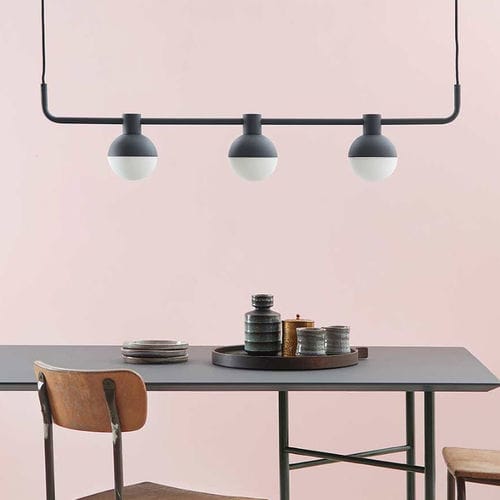 Lampada a sospensione - FABIAN HORIZONTAL - Frandsen Lighting - in metallo / in vetro / contemporanea