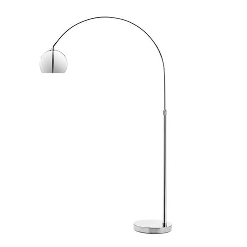 Lampada da terra - LOUNGE MINI - Frandsen Lighting - in metallo cromato / contemporanea / con cavo