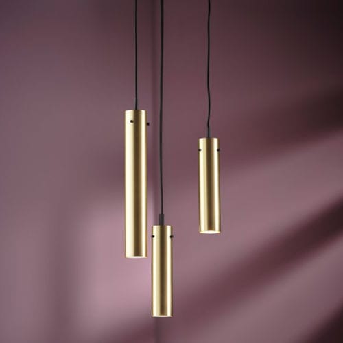 Lampada a sospensione - FM2014 - Frandsen Lighting - in ottone / in acciaio inossidabile spazzolato / contemporanea