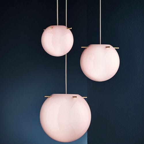 Lampada a sospensione - KOI - Frandsen Lighting - in ottone / in vetro / in opalina