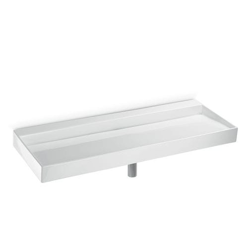 Lavabo sospeso - L012 - A. e T. ITALIA - in ceramica / rettangolare / senza foro