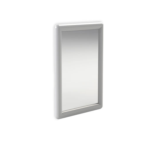 Specchio da bagno a muro - C407 - A. e T. ITALIA - contemporaneo / rettangolare / in rame