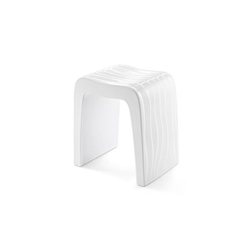 Sgabello da doccia contemporaneo - C100 - A. e T. ITALIA - in ceramica / con base in ceramica / doppio