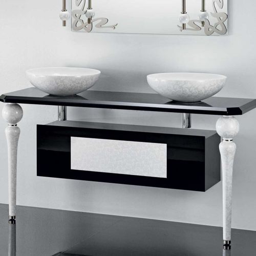 Mobile basso da bagno - C276 - A. e T. ITALIA - da parete