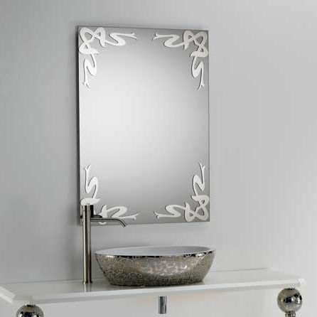 Specchio da bagno a muro - C700 - A. e T. ITALIA - contemporaneo / rettangolare / dorato