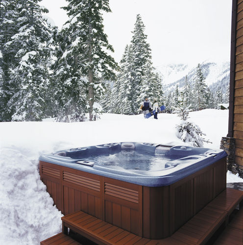 Spa da incasso - OPTIMA  - SUNDANCE SPAS FRANCE - fuoriterra / quadrata / 6 posti