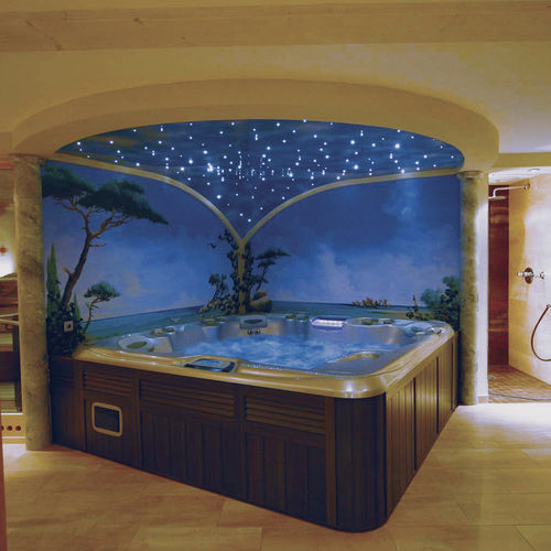 Spa da incasso - CAMEO  - SUNDANCE SPAS FRANCE - fuoriterra / quadrata / 6 posti