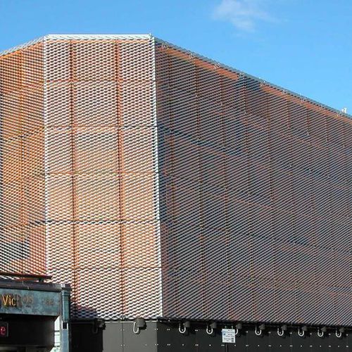 Rete metallica in metallo - YOUNG VIC THEATRE - James & Taylor - per rivestimento di facciata / ampliata