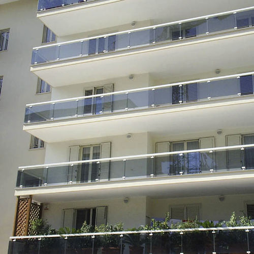Balcone a pannelli - FIRENZE - METRA Building - in vetro
