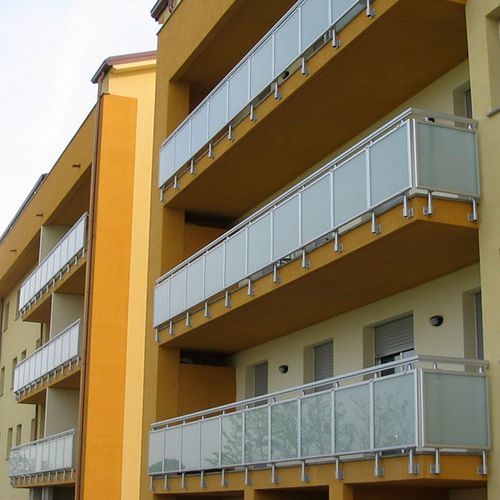 Balcone a pannelli - PISA - METRA Building - in vetro