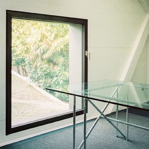 Finestra in alluminio - NC 75 STH HES - METRA Building - a battente / a doppi vetri / a 3 ante