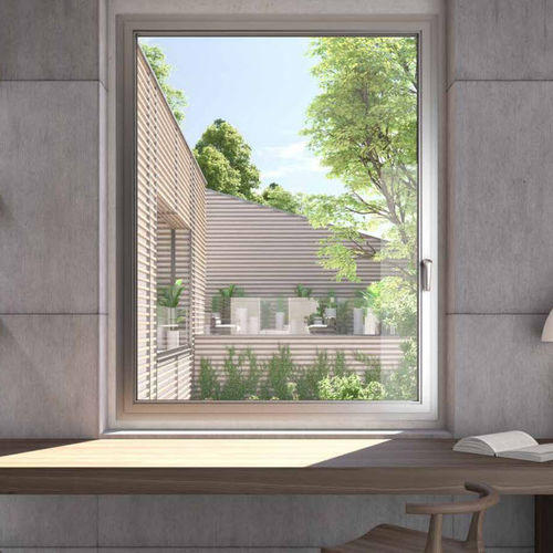 Finestra in alluminio - NC 75 STH HES SLIM - METRA Building - a battente / a doppi vetri / a 2 ante