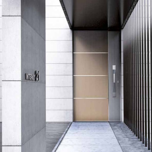 Pannello di rivestimento - METRA Building - per porta / in acciaio / liscio