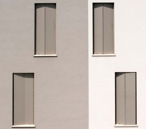 Persiana a ghigliottina - SCURO - METRA Building - in legno / in metallo / aspetto legno