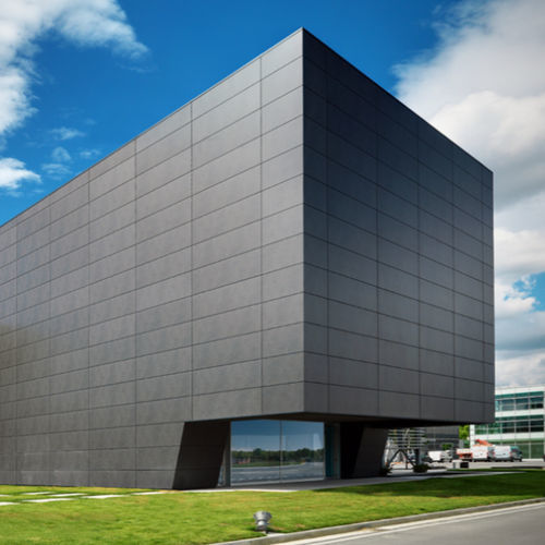 Facciata ventilata in alluminio - URANO  - METRA Building - in ceramica