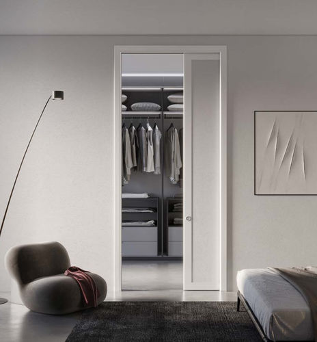 Porta da interno - METRA Building - in legno / in vetro / in alluminio
