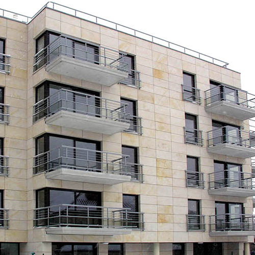 Balcone a sbarre - MILANO - METRA Building - in vetro / in alluminio