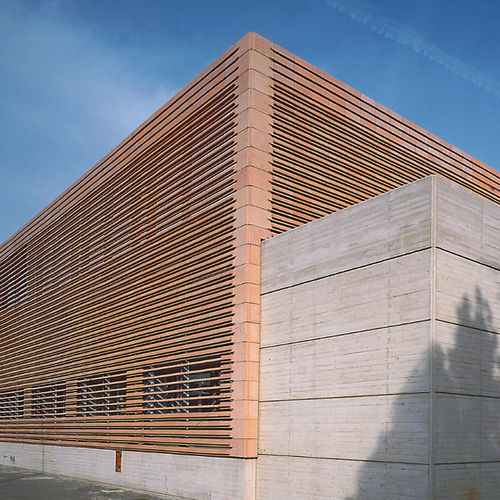 Frangisole in terracotta - DOGA PIANA ALLEGGERITA  - Manetti Gusmano & figli - Sannini Impruneta - per facciata / orizzontale / fisso