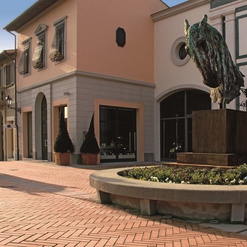 Pavé in terracotta - LITOS - Manetti Gusmano & figli - Sannini Impruneta - da esterno / per terrazza / da giardino