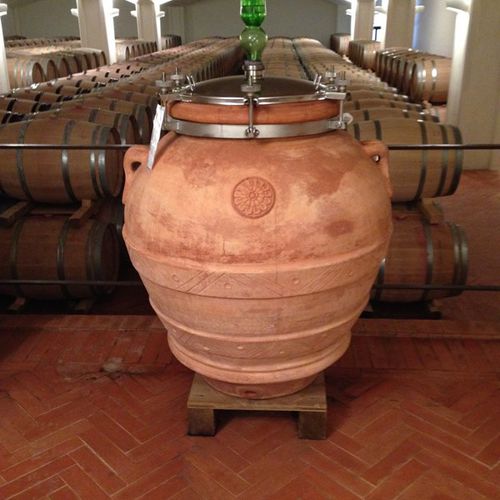 Serbatoio per vino - AMPHORAS  - Manetti Gusmano & figli - Sannini Impruneta - prefabbricato / in terracotta