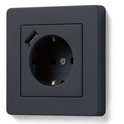 Presa di corrente - A FLOW with USB ports - ALBRECHT JUNG GMBH & CO. KG - USB / multipla / da parete