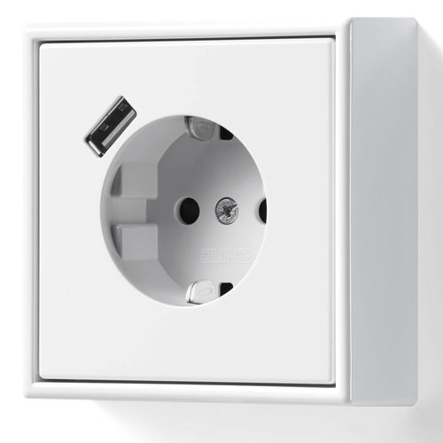 Presa di corrente - LS 990 - ALBRECHT JUNG GMBH & CO. KG - USB / da parete / non incassato