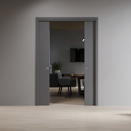 Porta da interno - Evokit - Ermetika - in legno / scorrevole / classica