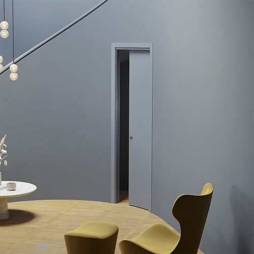 Porta da interno - Arkimede - Ermetika - in legno / scorrevole / contemporanea