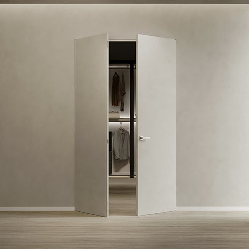 Porta da interno - ABSOLUTE SWING: DOUBLE DOOR - Ermetika - in legno / battente / contemporanea